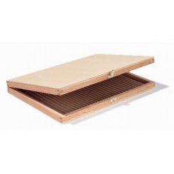 Wooden box for lead and coloured pencils
