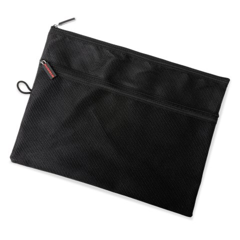 Reißverschlussbeutel schwarz 250 x 340 mm, für DIN A4