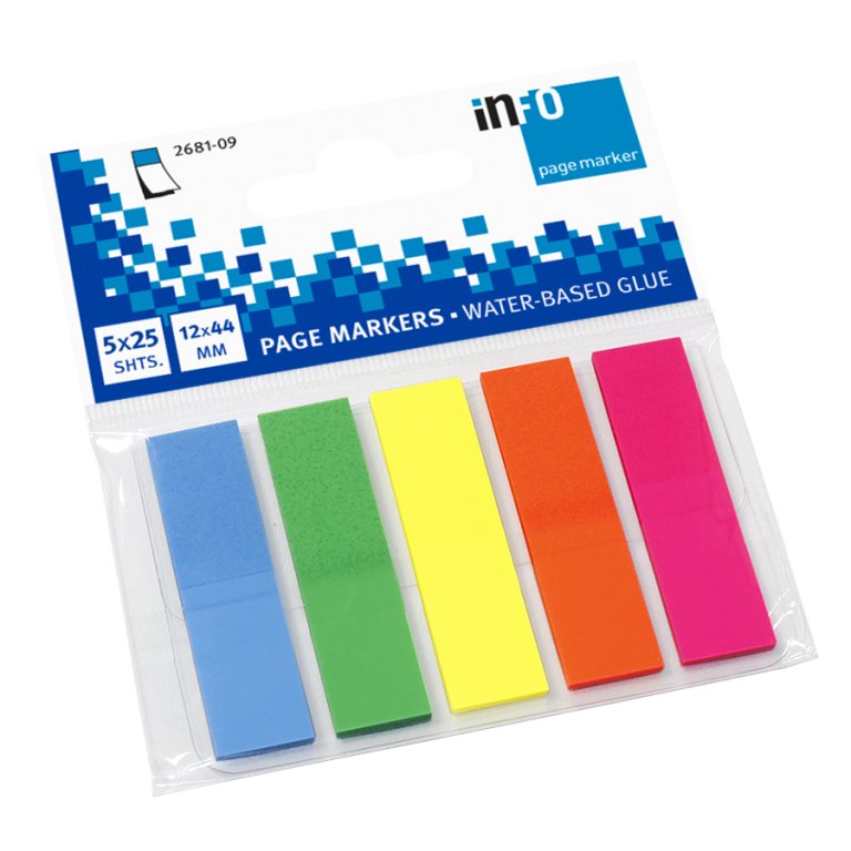 Index adhesive strips info translucent