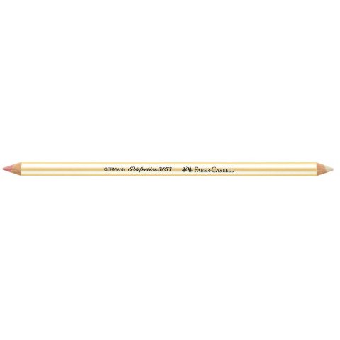 Faber-Castell Perfection eraser pencil half red, half white lead(7057)