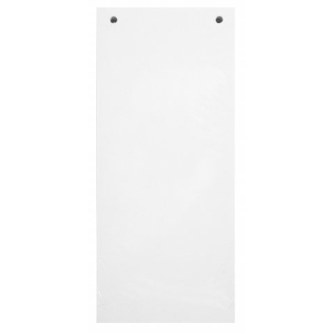Exacompta Trennstreifen, farbig 105 x 240, 100 Blatt, weiß