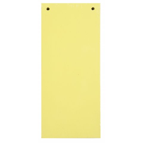 Exacompta divider cards, coloured 105 x 240, 100 cards, yellow