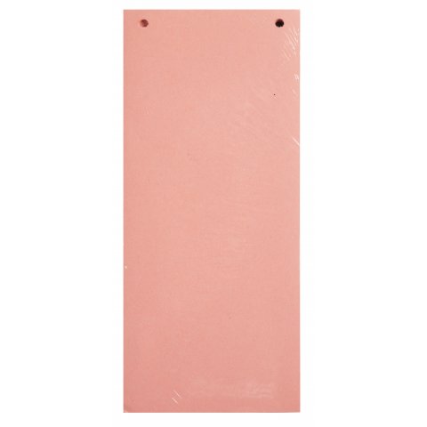 Separadores tarjeta Exacompta, de color 105 x 240, 100 hojas, rosa
