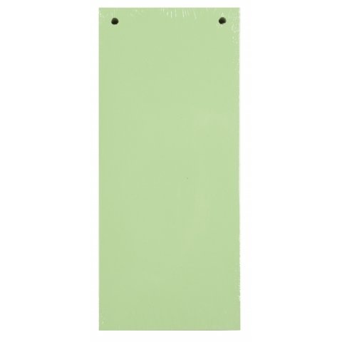 Exacompta divider cards, coloured 105 x 240, 100 cards, green