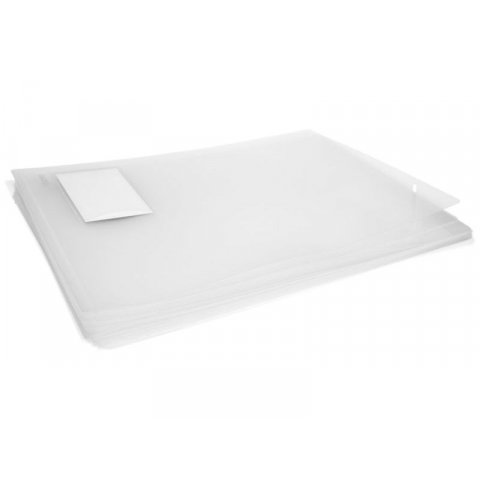 Xtra strg. transparent sleeves, w/ card holder,PP for A4, smooth, 200 µm, colourless, 10 pieces