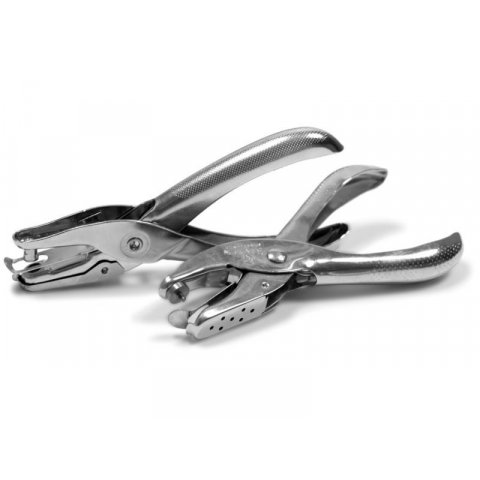 Perforatore A Pinza Per Fori 3 Mm - Tenaglia Per Cuoio, Carta E Tessuto, Con Fibbia In Metallo - Foto 2