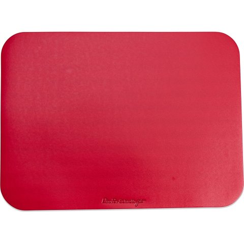 Alfombrilla de corredor Schreiblernunterlage SchreibGut de tres capas, 450 x 335, rojo cereza