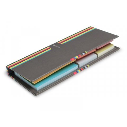Semikolon Sticky Notes Booklet - 300 Sheets, Assorted Colors & Sizes, Matt-Transparent Adhesive Notes - View #5