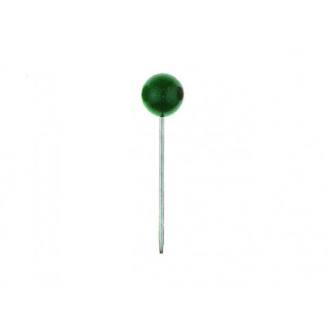 Agujas de señalización, cabeza redonda, de color ø 5.0 mm, 100 units, dark green