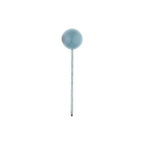 Map pins, ball-headed, coloured ø 5.0 mm, 100 pieces, grey