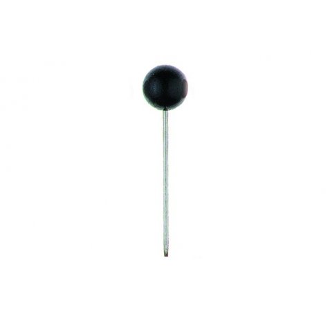Organisationsnadeln Kugelkopf, farbig ø 8,0 mm, 20 Stück, schwarz