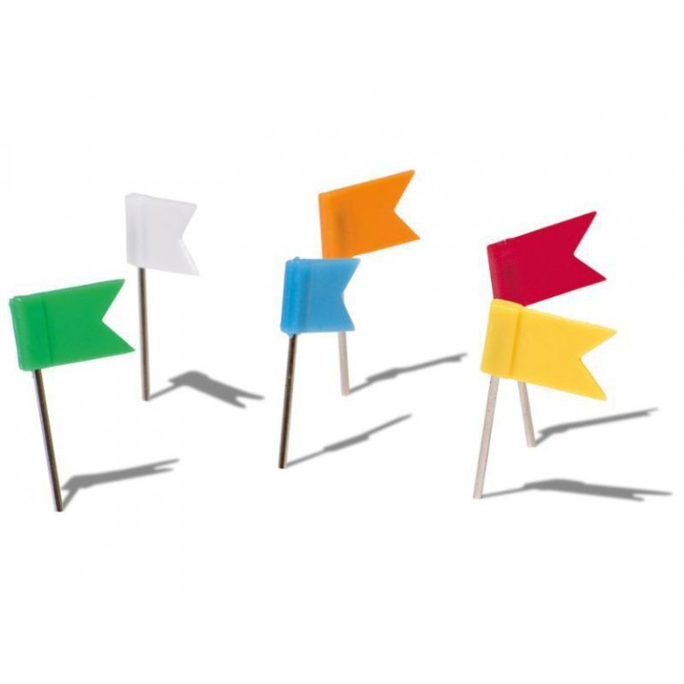Banderitas de señalización, de color