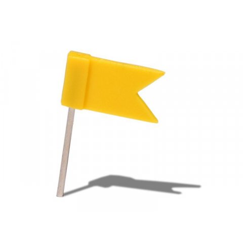 Marker flags, coloured yellow, 20 pieces
