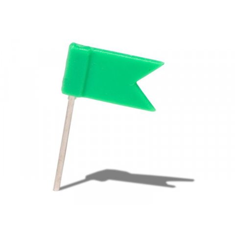 Marker flags, coloured light green, 20 pieces