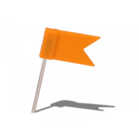 Marker flags, coloured orange, 20 pieces
