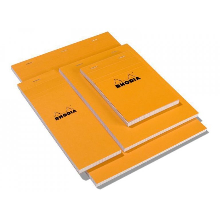 Rhodia writing pad, orange