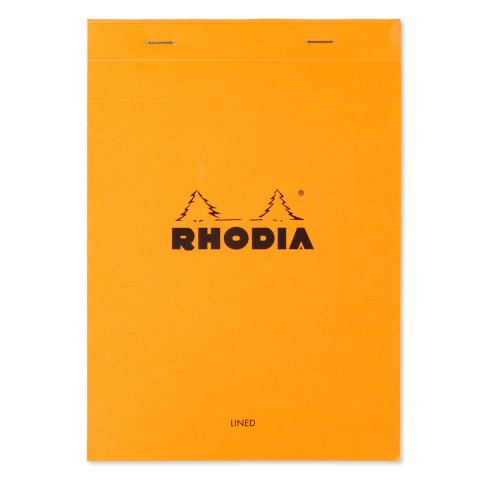 Rhodia Schreibblock orange 80 g/m², 148x210 mm,DIN A5, liniert, 80 Bl./160 S.