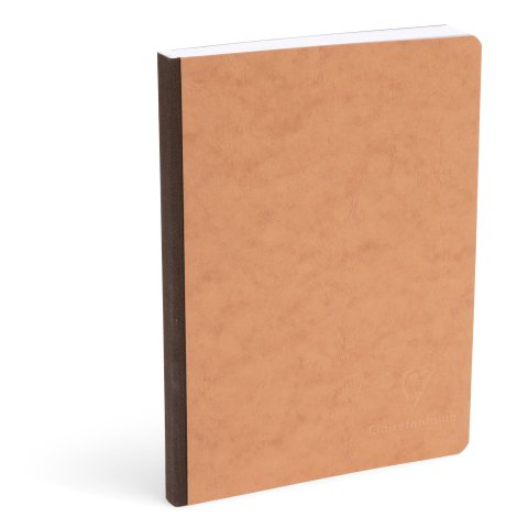 Clairefontaine Kladde ''Age Bag'' 148 x 205 DIN A5, blanko, braun, 96 Blatt/192 S.
