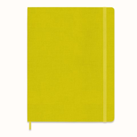 Moleskine Notizbuch, Hardcover 19 x 25 cm, liniert, 96 Blatt, strohgelb