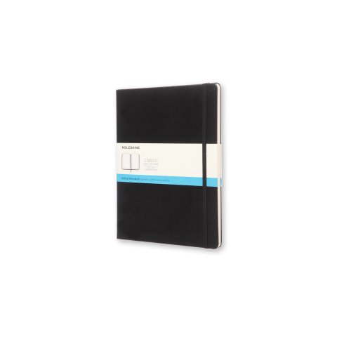 Libro de notas Moleskine, tapa dura 19 x 25 cm, punteado, 96 hojas, negro