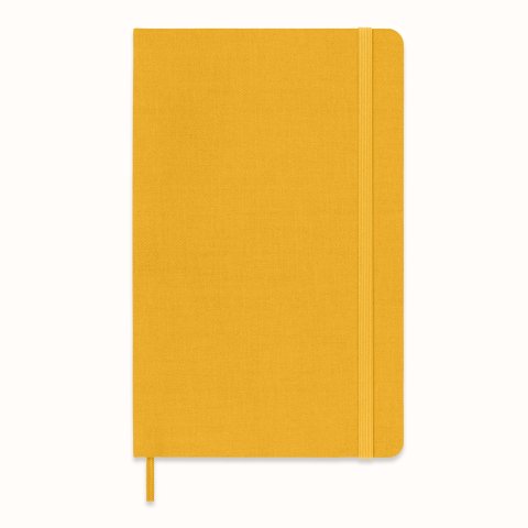 Moleskine Notizbuch, Hardcover 13 x 21 cm, liniert, 120 Blatt, orangegelb