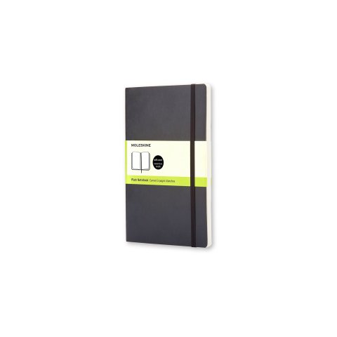 Moleskine notebook, softcover black, 90 x 140, app. A6, blank, 96 sheets