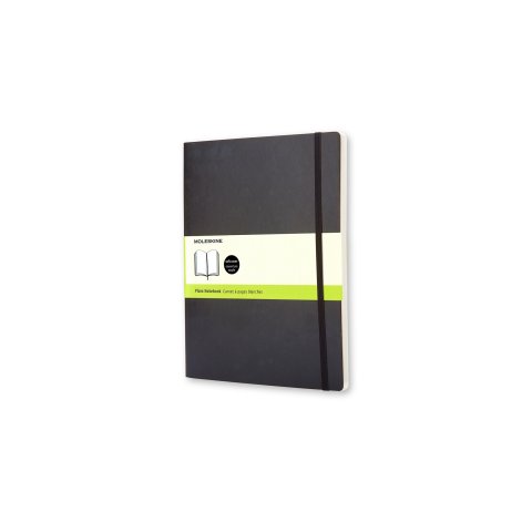 Moleskine Notizbuch, Softcover 19 x 25 cm, blanko, 96 Blatt, schwarz