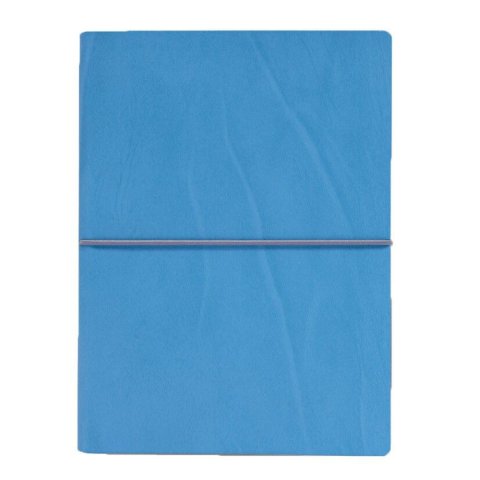 Libro de notas Ciak 12 x 17 cm, en blanco, 110 hojas, azul cielo