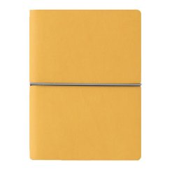 Taccuino Ciak 15 x 21 cm, bianco, 120 fogli, giallo