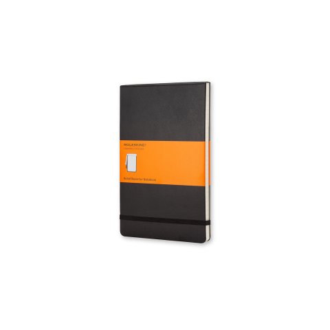 Moleskine Pocket Reporter notebook, hardcover black, 90 x 140, app. A6, ruled, 96 sheets