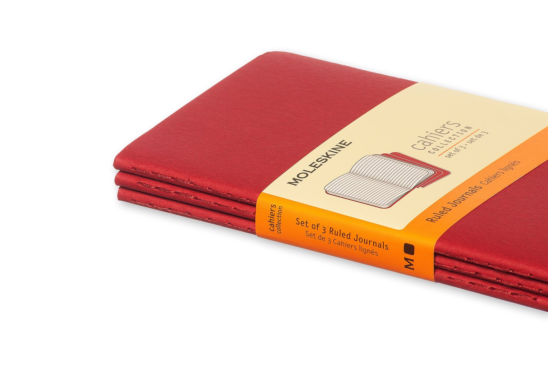 Buy Moleskine notebook, set of 3 90 x 140, app. A6,ruled,32