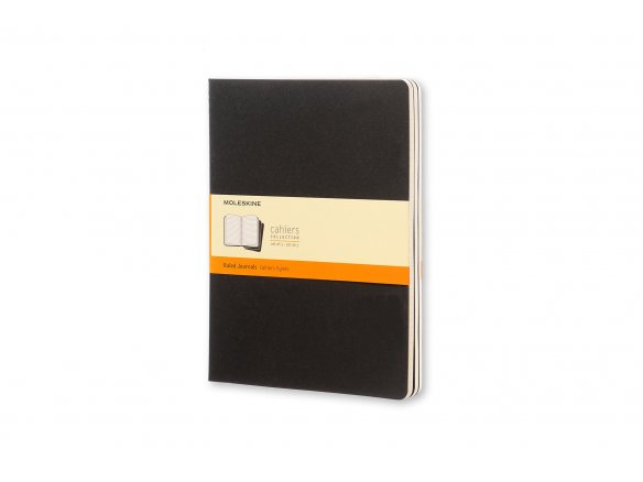 Acquistare Taccuino Moleskine, set di 3, 190 x 250, ruled, 60 sheets/120  pages, black online