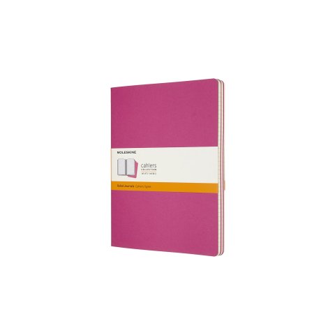 Moleskine Notizheft 3er-Set 19 x 25 cm, liniert, 60 Blatt, kinetisches pink