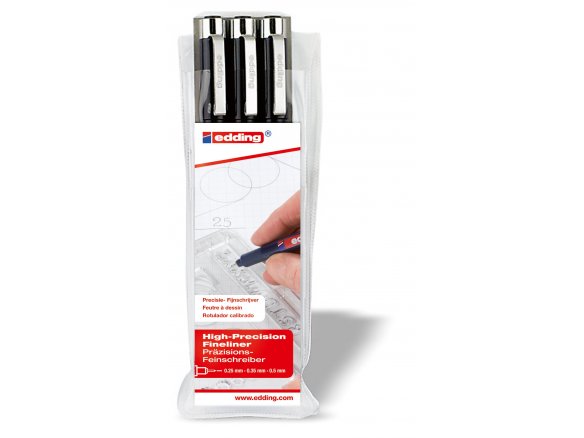 Edding 1800 Profipen, lichtbeständig, Set