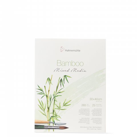 Hahnemühle universal Bamboo pad, 265g/mř 300 x 400, 25 sheets, adhesive binding