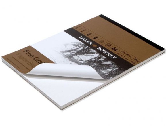 Daler-Rowney Mal-/Zeichenblock Fine Grain, 200g/m²