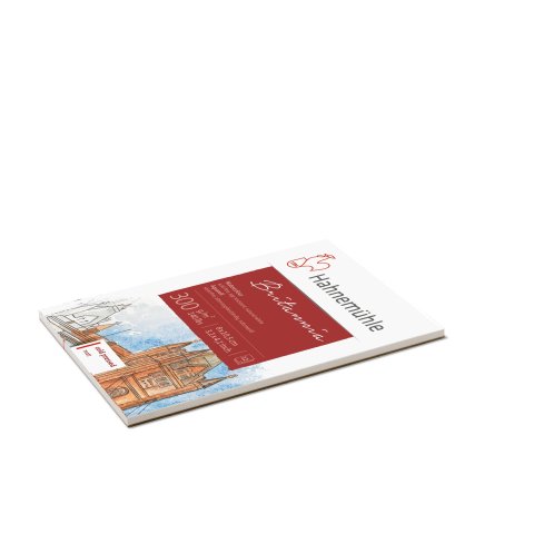 Hahnemühle Aquarellblock Britannia, 300 g/m² Miniblock, 80 x 105 mm, 12 Blatt, matt