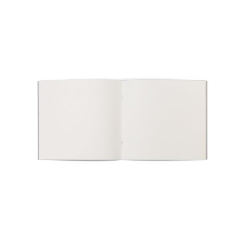 Cuaderno de esbozos de cartón gris 120 g/m², 210 x 200, transversal, 16 hojas/32 páginas