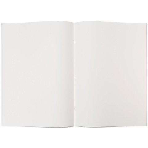 Sketch booklet, grey cardboard 120 g/m², 297 x 420  DIN A3, tall, 16 sheets/32 pages