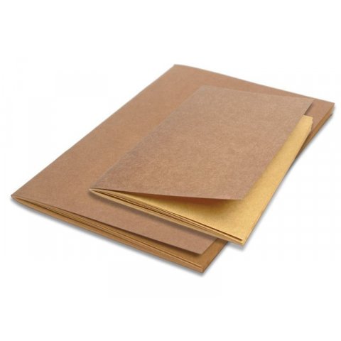 Hahnemühle Kraft paper sketch booklets 120 g/m², 148 x 210  A5, tall, 20 sheets/40 pages