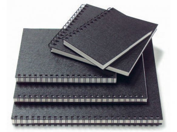 Skizzenbuch Flexi Spiral, schwarz