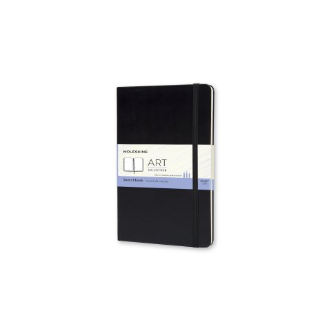 Moleskine sketchbook black, 170 g/m², 130 x 210, app. A5, 50 sheets
