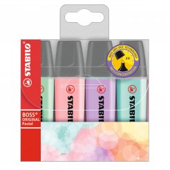 Stabilo Boss Original Evidenziatore Pastello, Set di 4