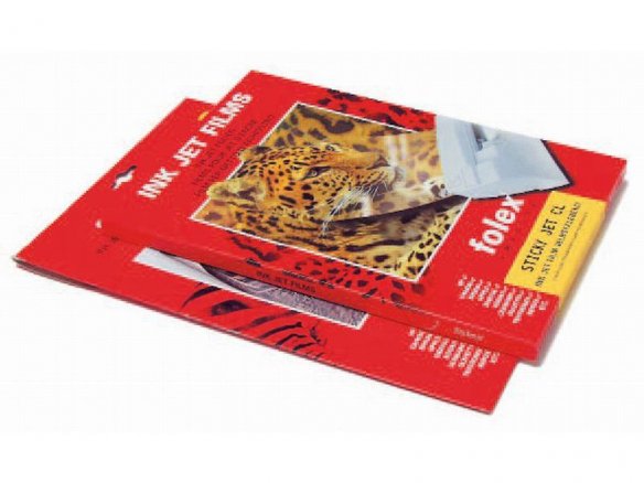 Foglio Ink-jet autoad. Folex Sticky-Jet CL,trasp.