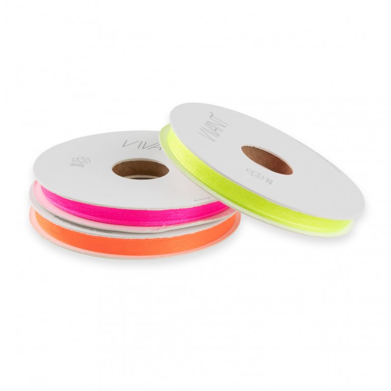 Geschenkband Organza Neon