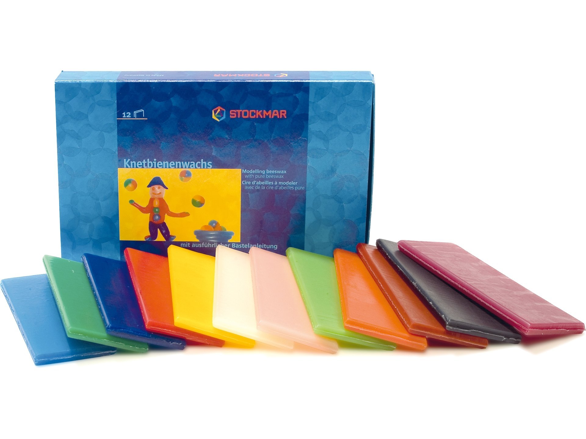 thumbnail image 2 of Stockmar Modeling Beeswax 3-Piece Orange - Natural Scented Art Supplies For Kids 2 of 14