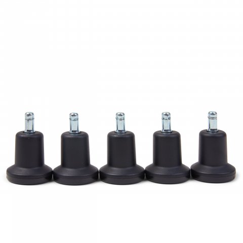 Zubehör für Modulor Stühle Ersatzgleiter HOCH, schwarz, ø50mm, h= 63mm