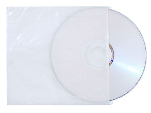 CD-Tasche Pergamynpapier transluzent, farblos