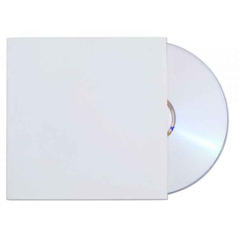 Porta CD carta kraft 160 g/m², bianca