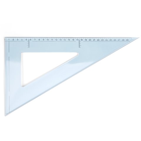 Rumold set square, plastic 60°/30°, l=320 mm, No. 6232